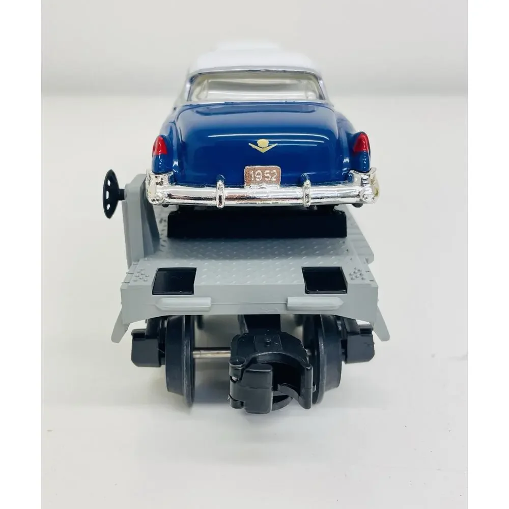 MTH Lines Semi Scale Flat Car w/ Ertl '52 Cadillacs RK-7607L New